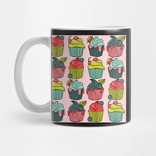 Cupcakes pattern pink Mug